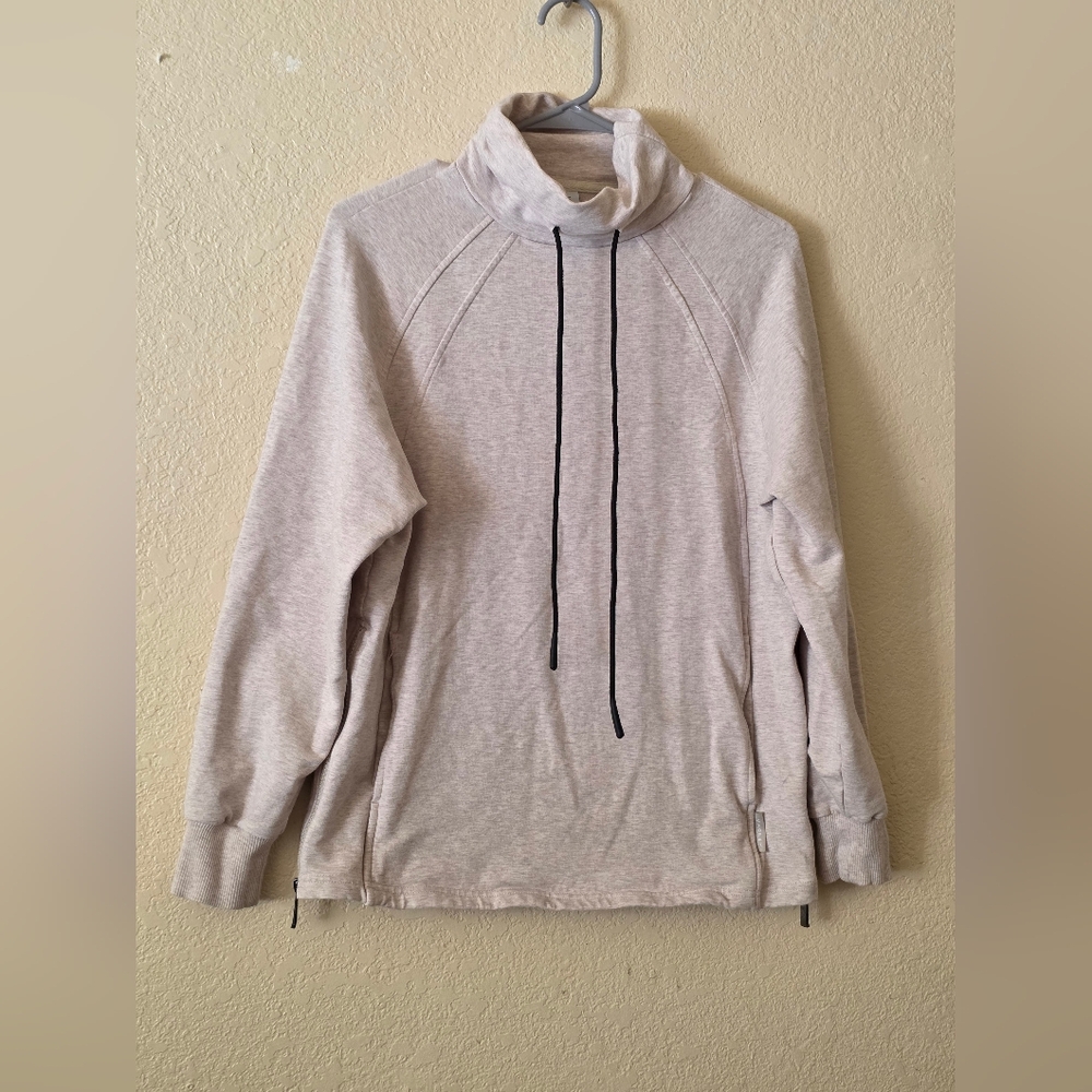 Varley Men's Light Beige Turtleneck Sweater Size XS
